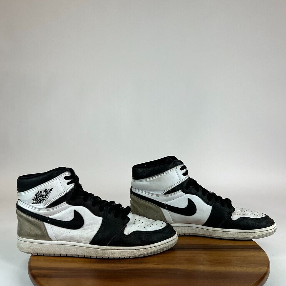 Mens Nike Jordan 1 High Retro Bleached‎ Coral Leather Shoes Sneakers Size 12.5 M